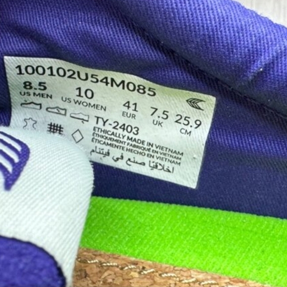 New Cariuma Purple Oca LowTop Sneaker Suede Men 8.5 Women 10 - Picture 4 of 8